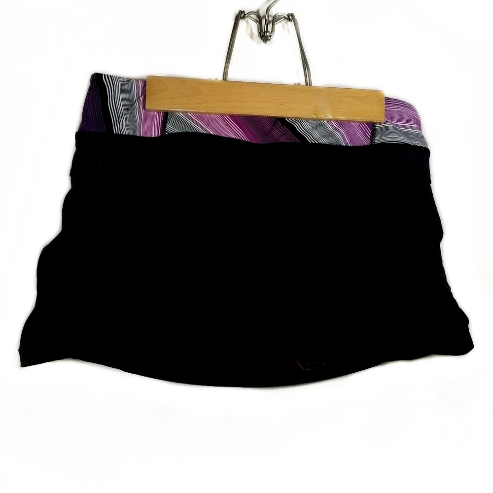 Lululemon Black Pink Skirt Built In Shorts